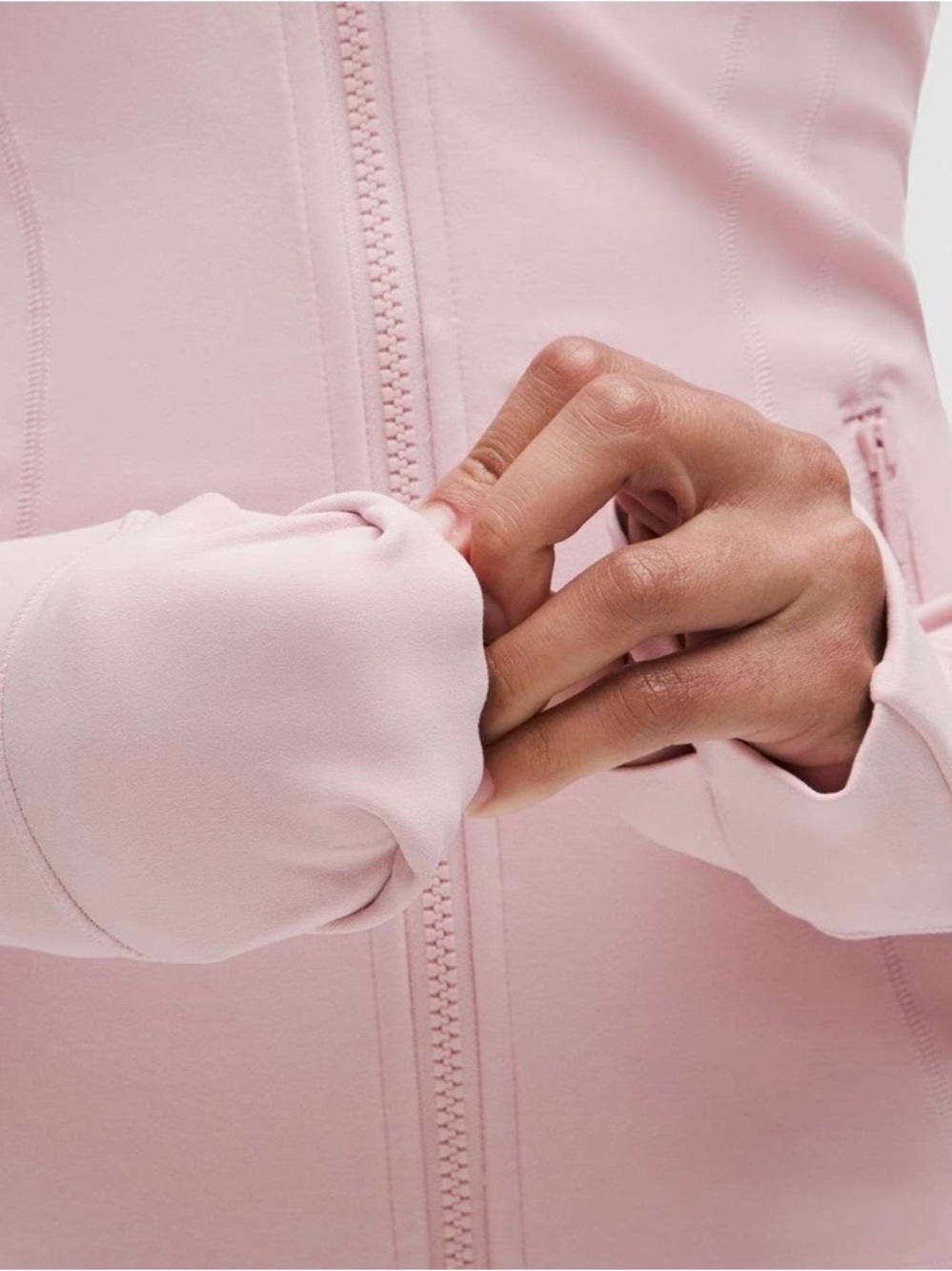 Lululemon Define Jacket Coat Nulu Porcelain Pink POIK Size 12 NWT - Picture 5 of 14